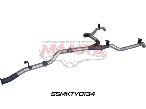 Toyota Landcruiser VDJ79 V8 Ute Dual 3in DPF Back
