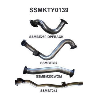 Toyota Landcruiser VDJ78 V8 Troop Carrier DPF Back 3in