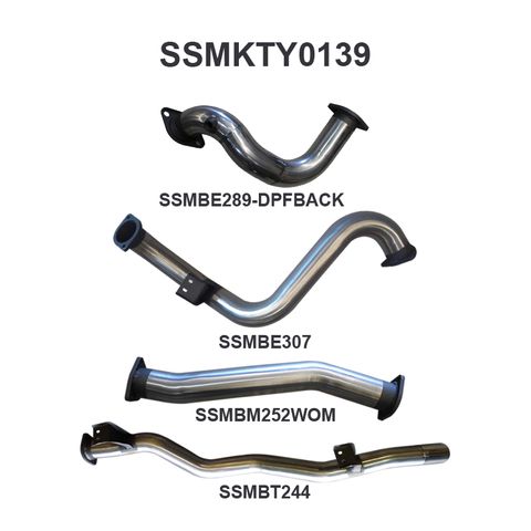Toyota Landcruiser VDJ78 V8 Troop Carrier DPF Back 3in
