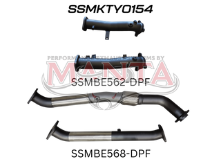 Toyota LandCruiser VDJ200 DPF Replacement ONLY - NO CATS