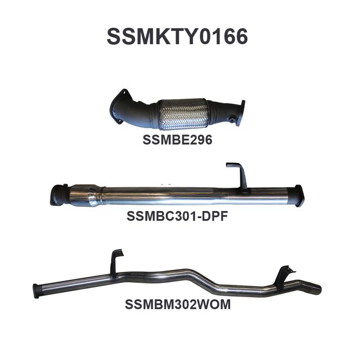Toyota Landcruiser VDJ76 V8 Wagon 3in With Cat, WOM DPF