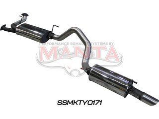 Toyota Landcruiser URJ202 2012 on 4.6L V8 CatBack 3in Including Single 3¼in SS Tip