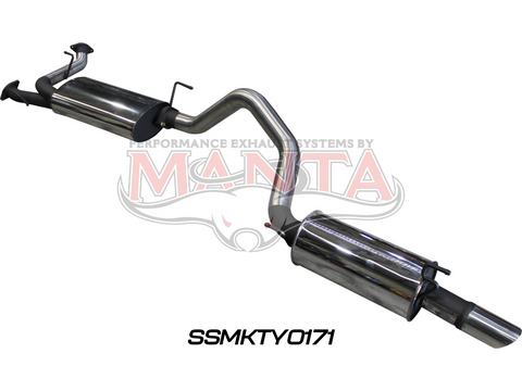 Toyota Landcruiser URJ202 2012 on 4.6L V8 CatBack 3in Including Single 3¼in SS Tip