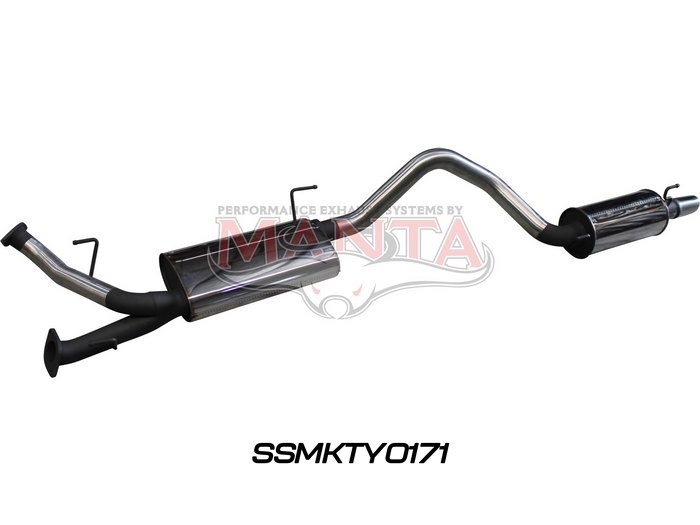 Toyota Landcruiser URJ202 2012 on 4.6L V8 CatBack 3in Including Single 3¼in SS Tip