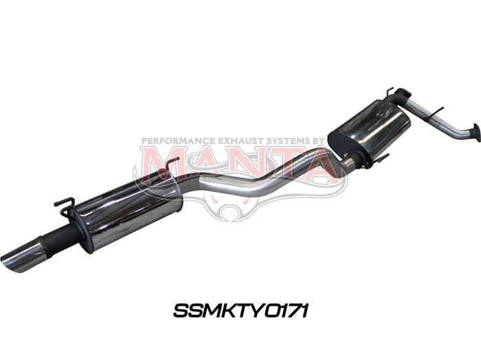 Toyota Landcruiser URJ202 2012 on 4.6L V8 CatBack 3in Including Single 3¼in SS Tip
