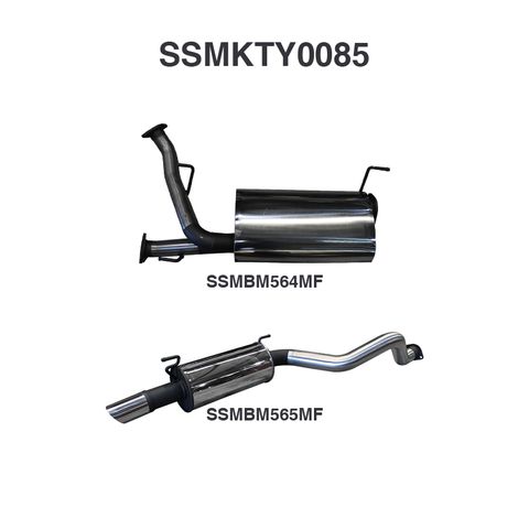Toyota Landcruiser UZJ200 4.7L V8 CatBack 3in Including Single 3¼in SS Tip
