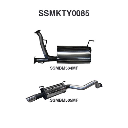 Toyota Landcruiser UZJ200 4.7L V8 CatBack 3in Including Single 3¼in SS Tip