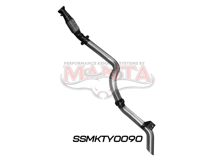 Toyota Landcruiser VDJ79 V8 S/Cab Ute 3in Without Cat Side Exit