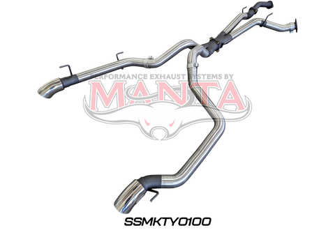 Toyota Landcruiser VDJ200 3in DPF Back Twin 3in Tailpipe