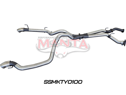 Toyota Landcruiser VDJ200 3in DPF Back Twin 3in Tailpipe