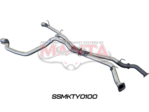 Toyota Landcruiser VDJ200 3in DPF Back Twin 3in Tailpipe