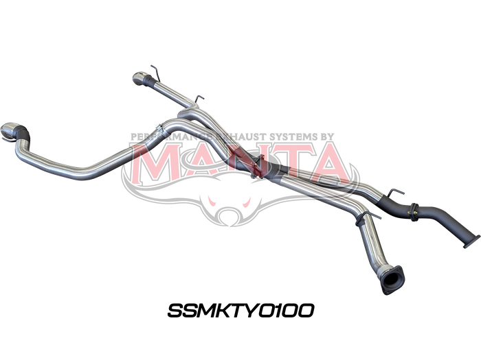 Toyota Landcruiser VDJ200 3in DPF Back Twin 3in Tailpipe