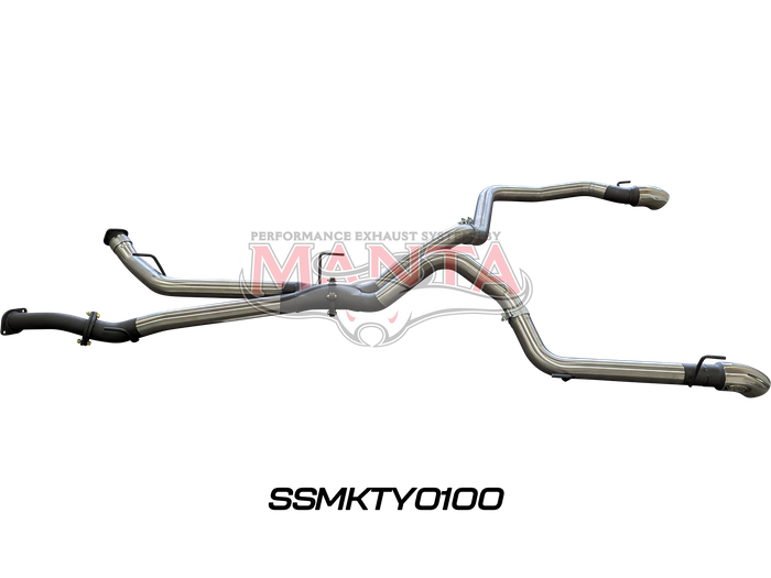 Toyota Landcruiser VDJ200 3in DPF Back Twin 3in Tailpipe
