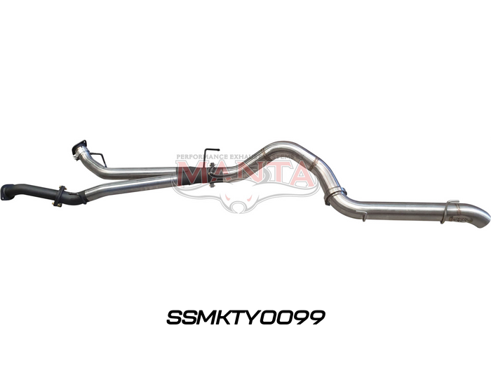 Toyota Landcruiser VDJ200 3in DPF Back W/4in Tailpipe