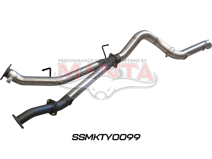 Toyota Landcruiser VDJ200 3in DPF Back W/4in Tailpipe