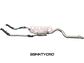 VDJ200 DPF 3in Dual NO Cat, Muffler, 4in Tailpipe