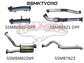 Toyota Landcruiser VDJ200 DPF 3in Dual NO Cat, Muffler, 4in Tailpipe