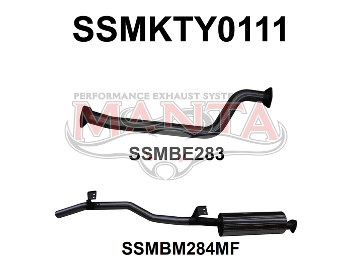 Toyota Landcruiser HJ75 2.5in off OE Engine Pipe