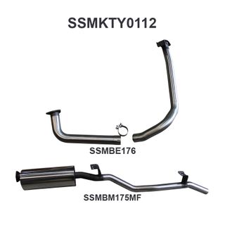 Toyota Landcruiser FZJ75, 78 2.5in off Extractors