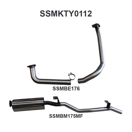 Toyota Landcruiser FZJ75, 78 2.5in off Extractors