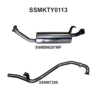Toyota FZJ80 Landcruiser 2.5in off Extractors