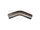 2in (50.8mm) 45deg Aluminised Mandrel Bend