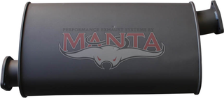 Toyota Landcruiser HZJ, HDJ, VDJ, GDJ, 75, 78, 79 Series, 3in Centre Muffler