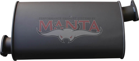 Toyota Landcruiser HZJ, HDJ, VDJ, GDJ, 75, 78, 79 Series, 3in Centre Muffler