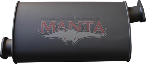 Toyota Landcruiser HZJ, HDJ, VDJ, GDJ, 75, 78, 79 Series, 3in Centre Muffler