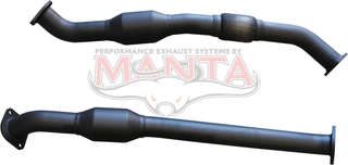 LandCruiser VDJ200 V8 4.5L T.D. Dual 2.5in Engine Pipes With Cats