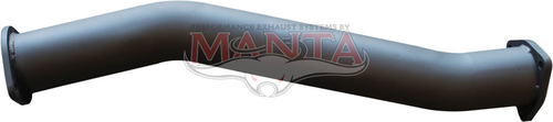 LandCruiser VDJ78/79 4.5L V8 3in Centre Pipe Only (Muffler Delete)