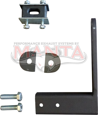 Toyota VDJ79 Dual 3in RHS Chassis Bracket Includes Rubber Hanger TYB202 And D-shape Towbar Packers