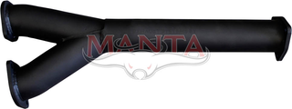 LandCruiser VDJ79 4.5L V8 3in Dual Centre Y-Pipe W/out Muffler