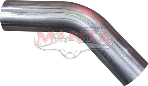 2 1/2in (63.5mm) 45deg Aluminised Mandrel Bend