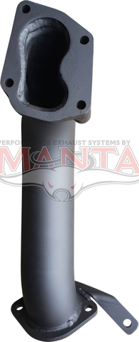 RA Rodeo Ute Non-Common Rail 3.0L TD 2004 - 2008 3in Dump Pipe With Oval Port