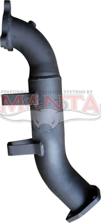 Nissan Navara D40 3in Dump Pipe 140kw 2.5L 3/11 to 2015 Spanish Built FABRICATED O.E. CAT