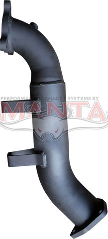 Navara D40 3in Dump Pipe 140kw 2.5L TD 3/11 to 2015 FITS 140kw SPANISH BUILT - FABRICATED O.E. CAT