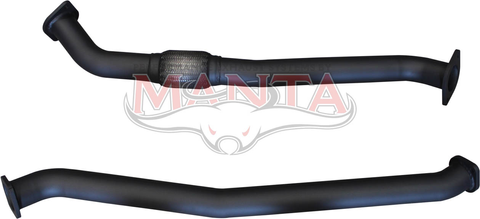 Toyota LandCruiser VDJ200 Wagon 2 1/2in Engine Pipes without Cats (Pair)