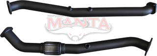 LandCruiser VDJ200 2016 4.5L V8 2.5in Engine Pipes With DPF Sensors