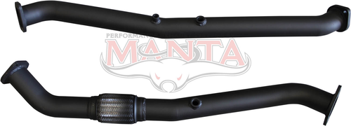 Toyota LandCruiser VDJ200 2016 4.5L V8 2.5in Engine Pipes With DPF Sensors