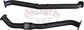 Toyota LandCruiser VDJ200 2016 4.5L V8 2.5in Engine Pipes With DPF Sensors