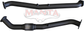 Toyota LandCruiser VDJ200 2016 4.5L V8 2.5in Engine Pipes With DPF Sensors