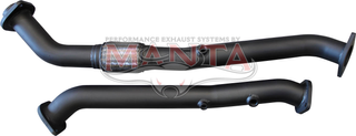 LandCruiser VDJ200 2016 4.5L V8 2.5in DPF Pipes to Fit Standard Centre