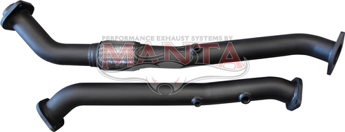 Toyota LandCruiser VDJ200 2016 4.5L V8 2.5in DPF Pipes to Fit Standard Centre