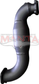 D-Max 3.0L Turbo Diesel 2012 - Current 3in Dump Pipe & Cat