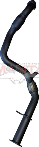 Territory SZ 2.7L V6 Turbo Diesel Dump Pipe & Cat Assembly From Turbo