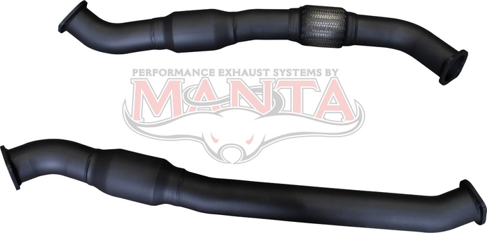 LandCruiser VDJ200 V8 4.5L T.D. Dual 3in Engine Pipes With Cats