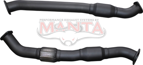 Toyota LandCruiser VDJ200 V8 4.5L T.D. Dual 3in Engine Pipes With Cats