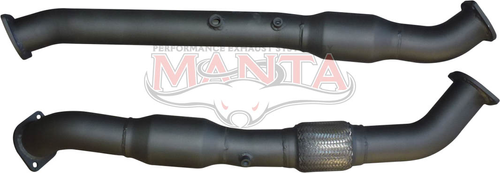 Toyota LandCruiser VDJ200 V8 4.5L T.D. 2016 Dual 3in Engine Pipes With Cats and DPF Sensors