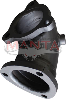 GU PATROL 4.2L T.D. 3in DUMP PIPE TO SUIT TD05 3 BOLT MITSUBISHI TURBO TO MBE205